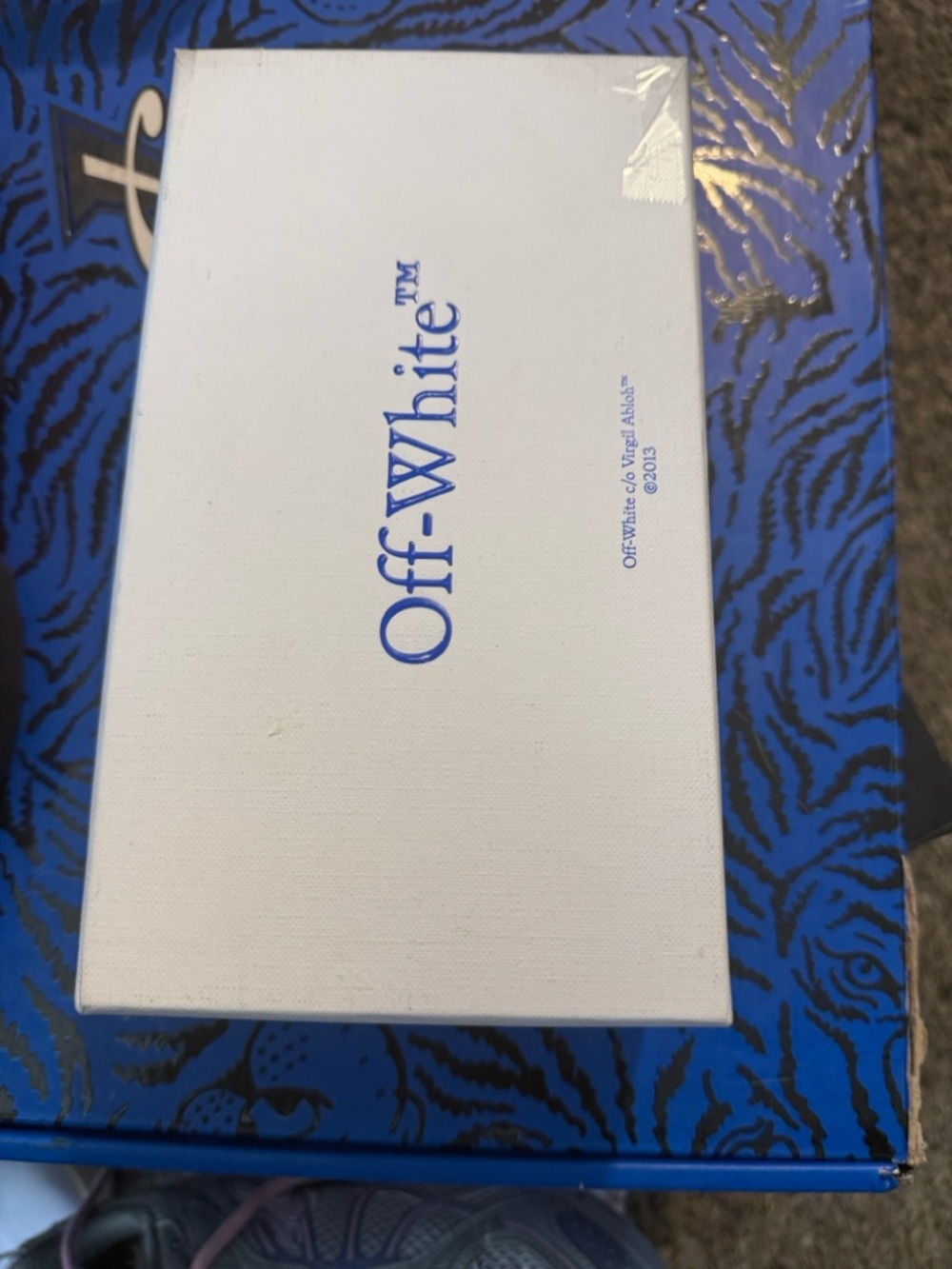 NEW! OFF-WHITE NASHVILLE BLACK/WHITE GREY AUTHENTIC SUNGLASSES - Picture 3 of 12